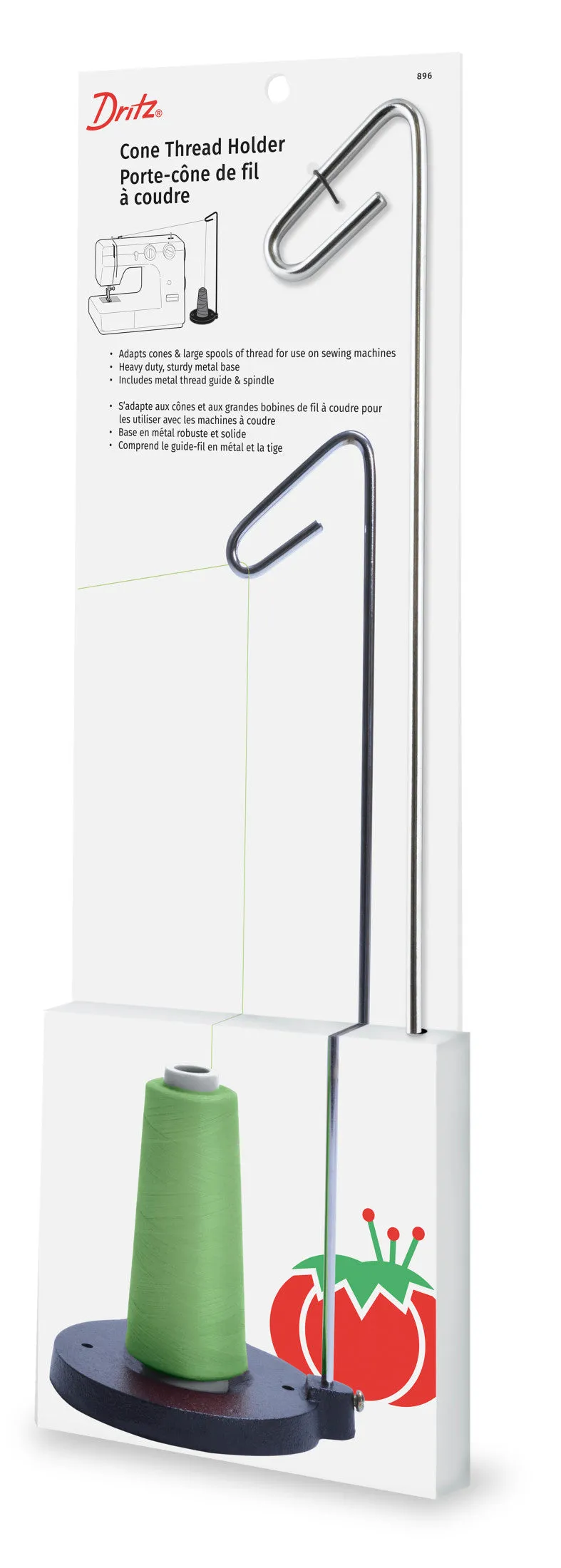 Dritz 896 porte-cône fil métal pour machine à coudre