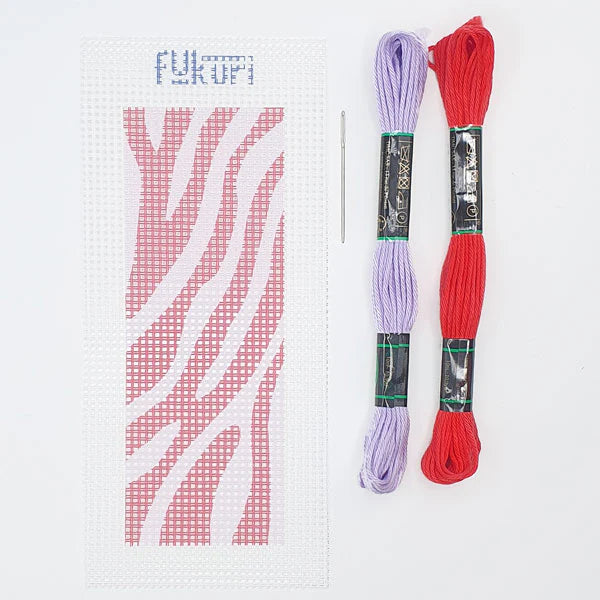 Bohin Fukuri Kit canevas marque-page Zèbre débutant