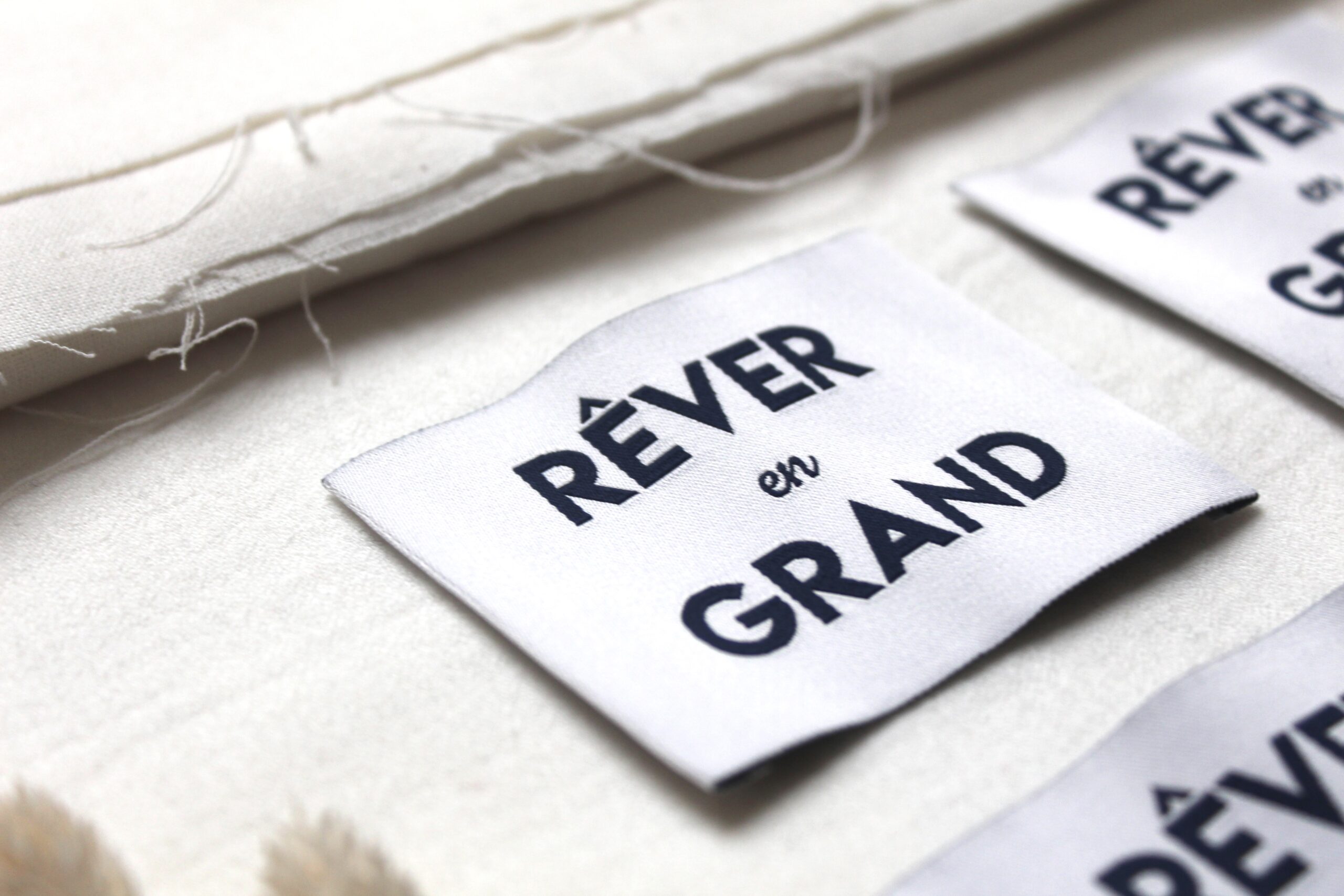 La Petite Maison Couture Rêver en grand Marine x4 étiquette XL
