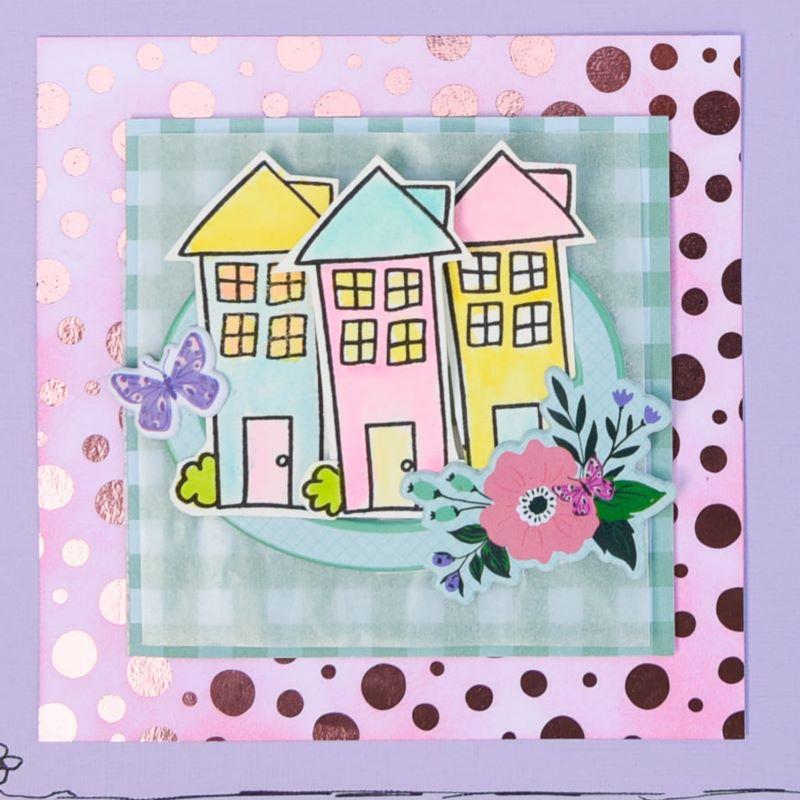 HeatnBond Laura Kelly Me & My Peeps tampon clear 15,2x20,3 cm