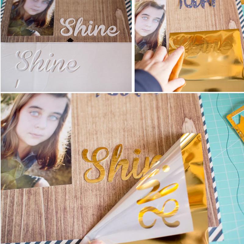 HeatnBond Deco Foil Foam mousse adhésive blanche 2 feuilles 15x30