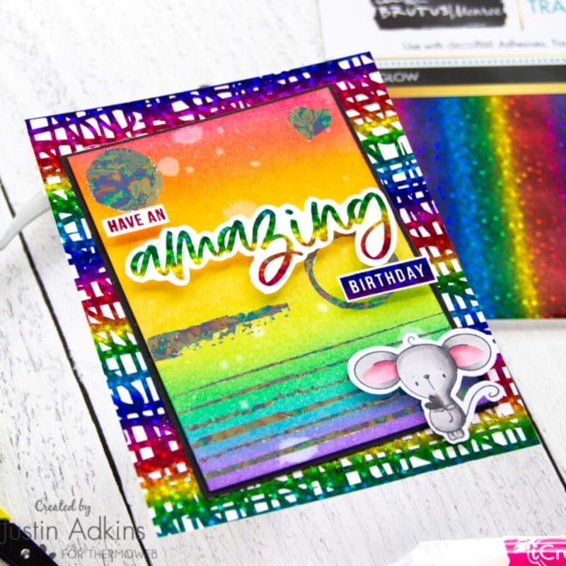 Brutus Monroe Dazzling Doodles transfert adhésif foil 2 feuilles