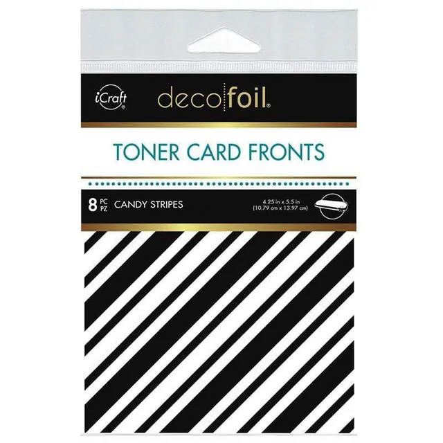 HeatnBond Deco Foil feuilles toner Candy Stripes A2 x8