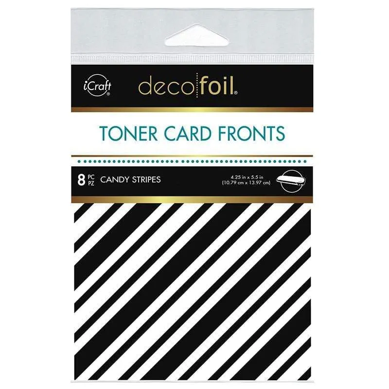 HeatnBond Deco Foil feuilles toner Candy Stripes A2 x8