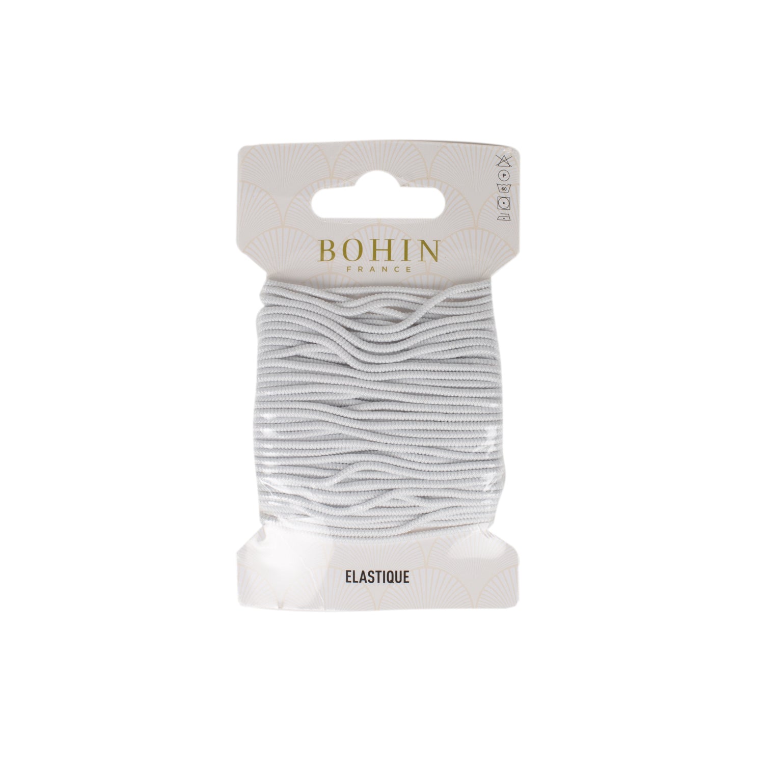 Bohin Élastiques Élastique rond blanc 1,5 mm masques 8,25/10 m