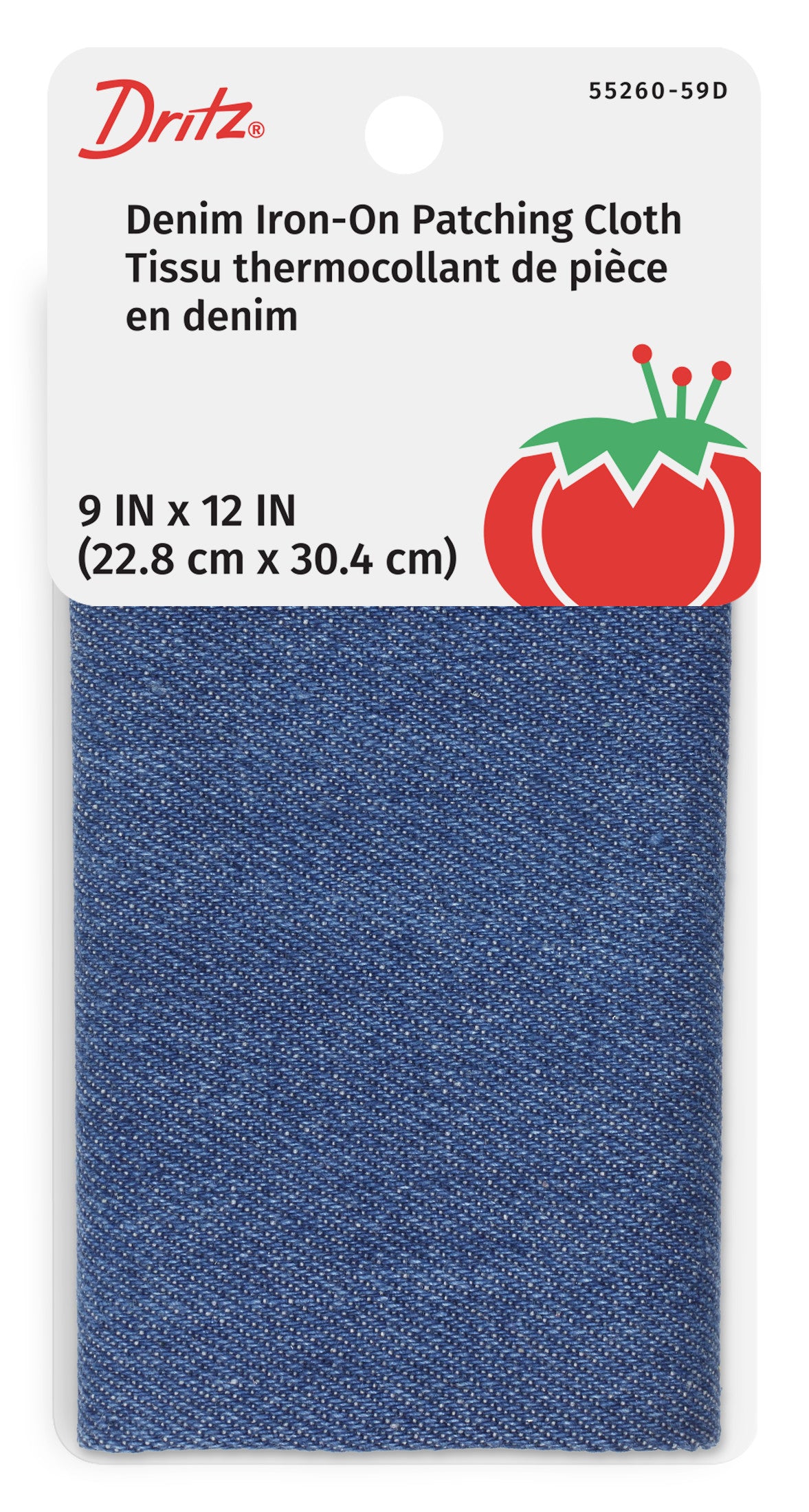 Dritz Patch thermocollant jean bleu marine 23x30 cm coton
