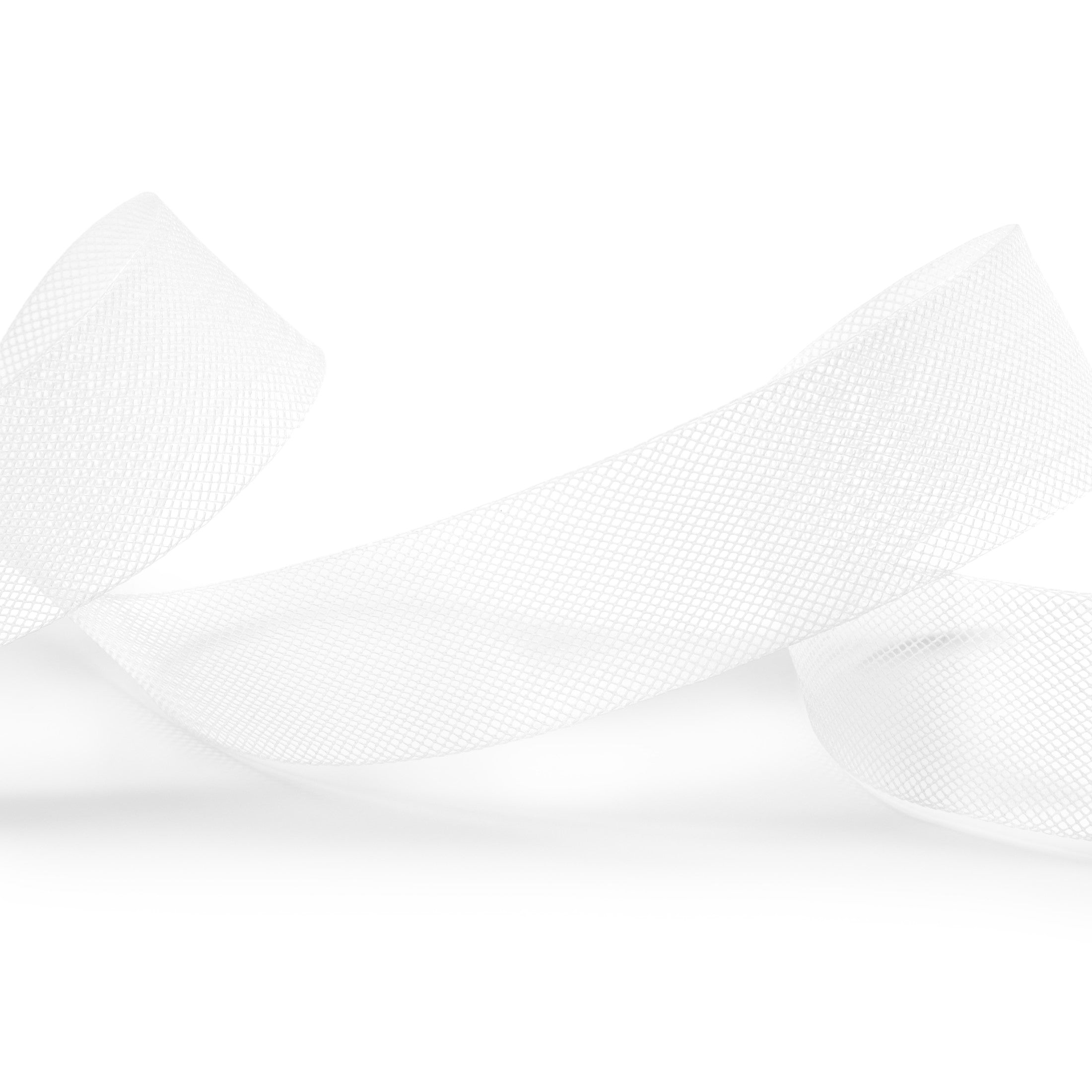 Dritz Horsehair Braid crin polyester blanc 25mm 45,7m
