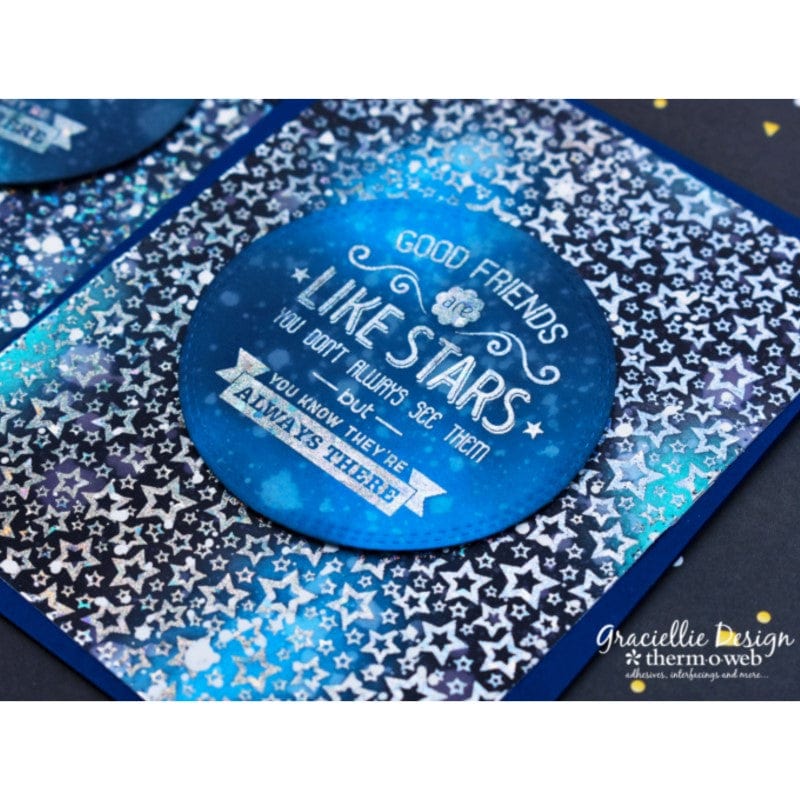 HeatnBond Gina K. Designs Foil-Mates Stars Stripes 10 feuilles