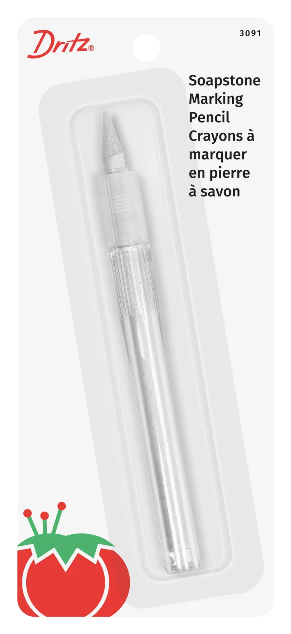 Dritz 3091 crayon craie couture blanc pierre de savon
