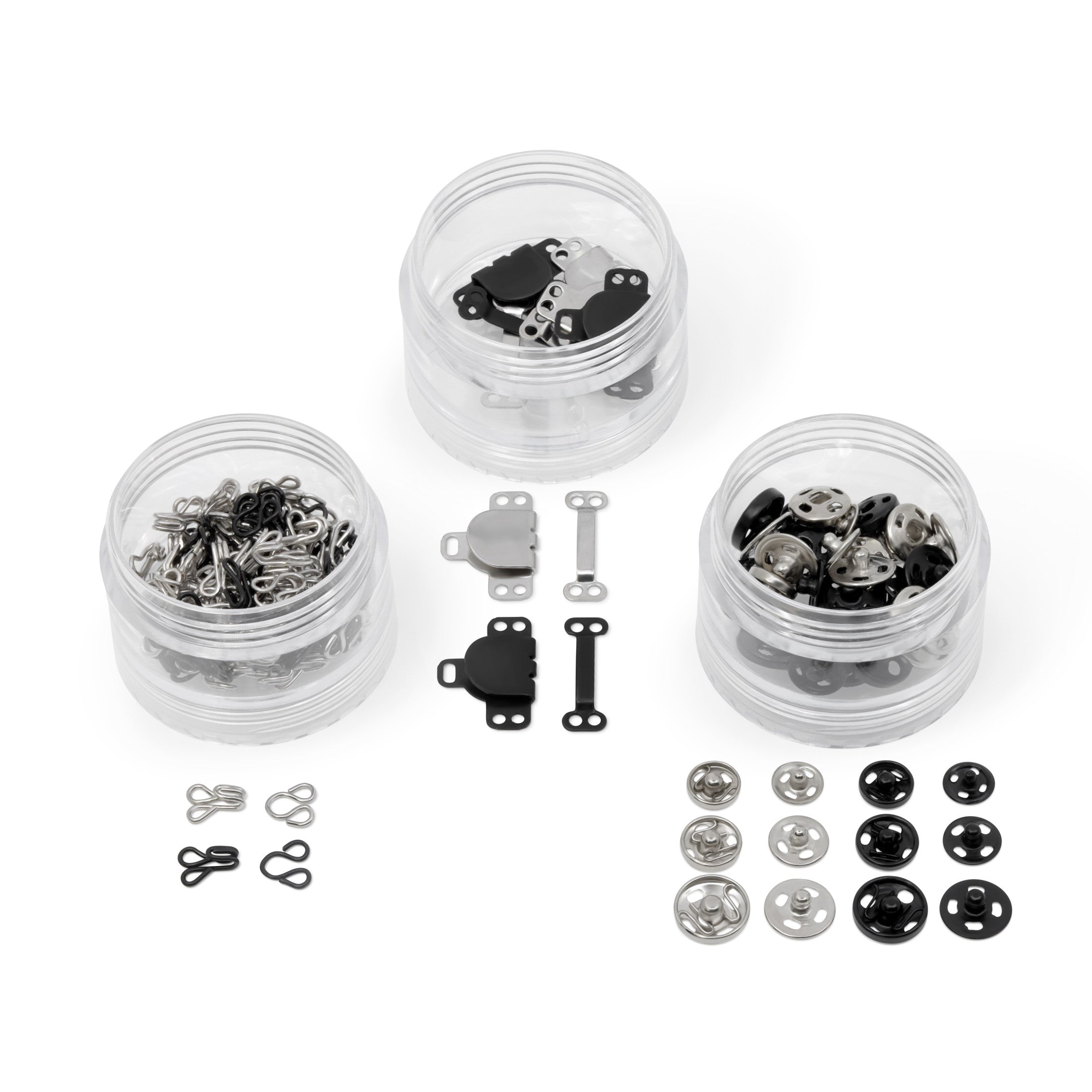 Dritz assortiment agrafes pressions à coudre 78 pc