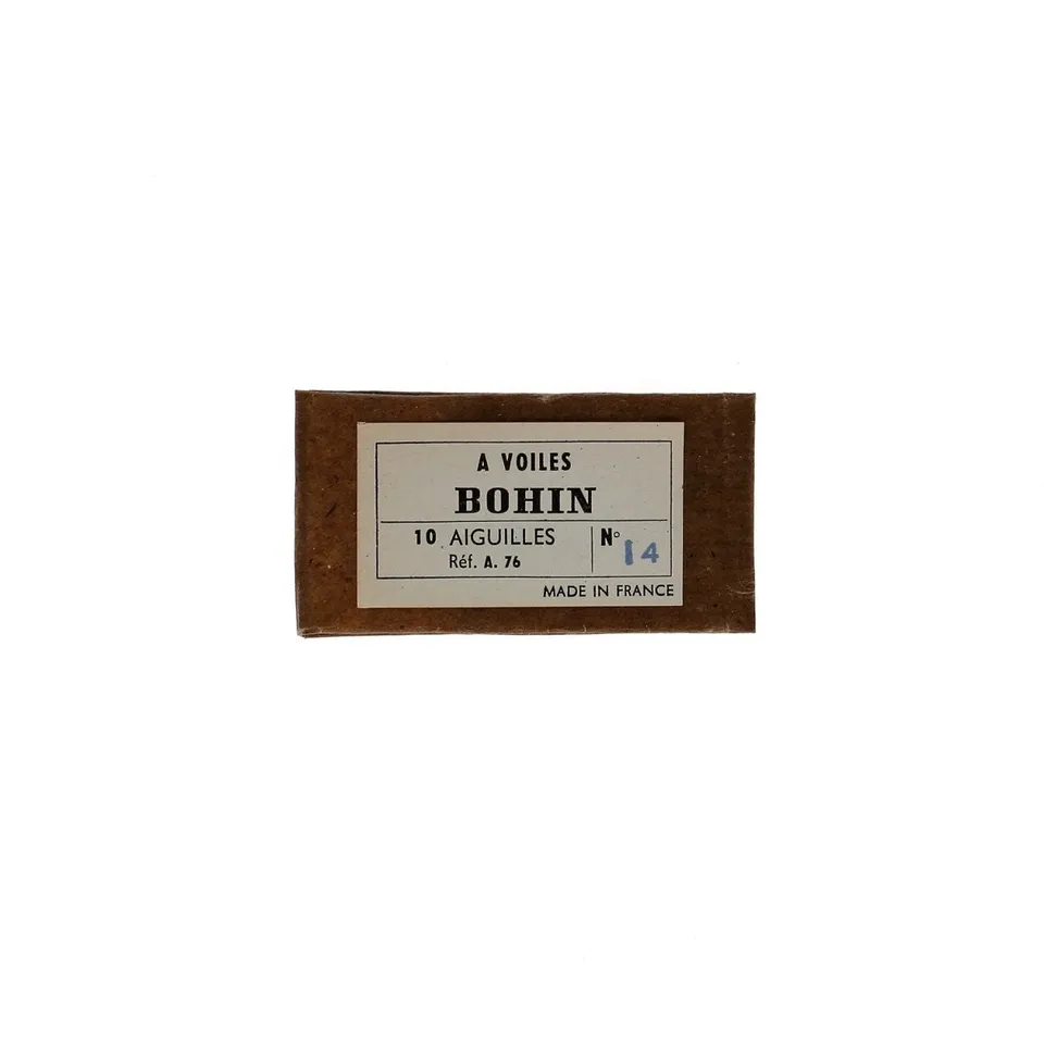 Bohin Aiguilles voiles N°14 aiguille voile triangulaire x10