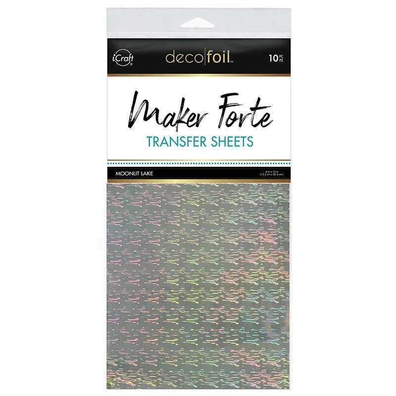 HeatnBond Maker Forte Moonlit Lake feuille transfert foil lot 10 métallique