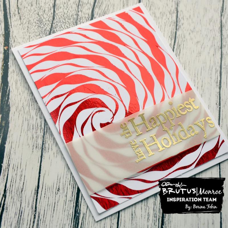 HeatnBond Brutus Monroe feuilles foil rouge 10 feuilles