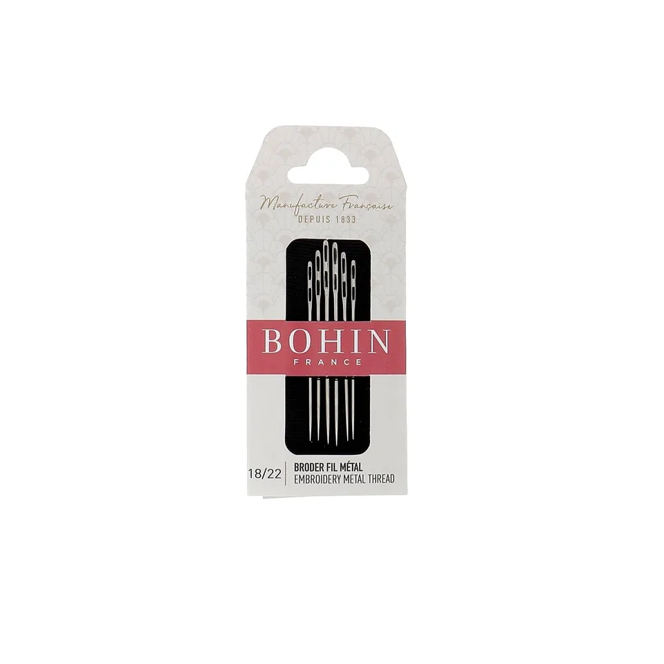 Bohin Aiguilles broder double chas N°18-22 métal