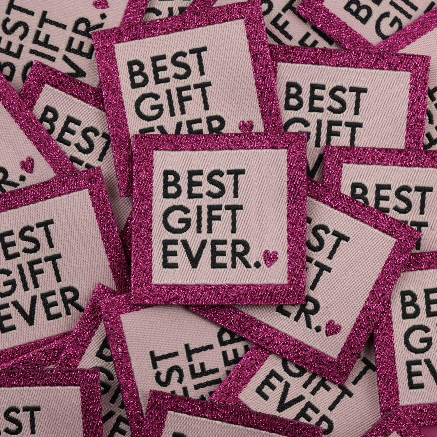 Bohin Étiquettes étiquette tissée Best gift ever 3,5 cm