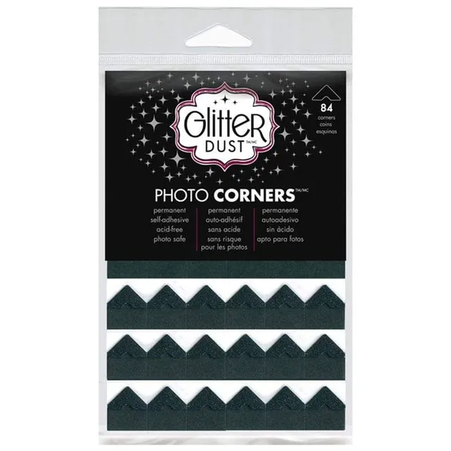 iCraft Coins photo adhésifs Glitter Dust Black Nickel 84 pièces