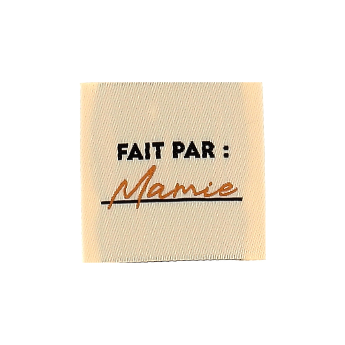 Bohin Étiquettes à coudre Fait par Mamie 3,5 cm