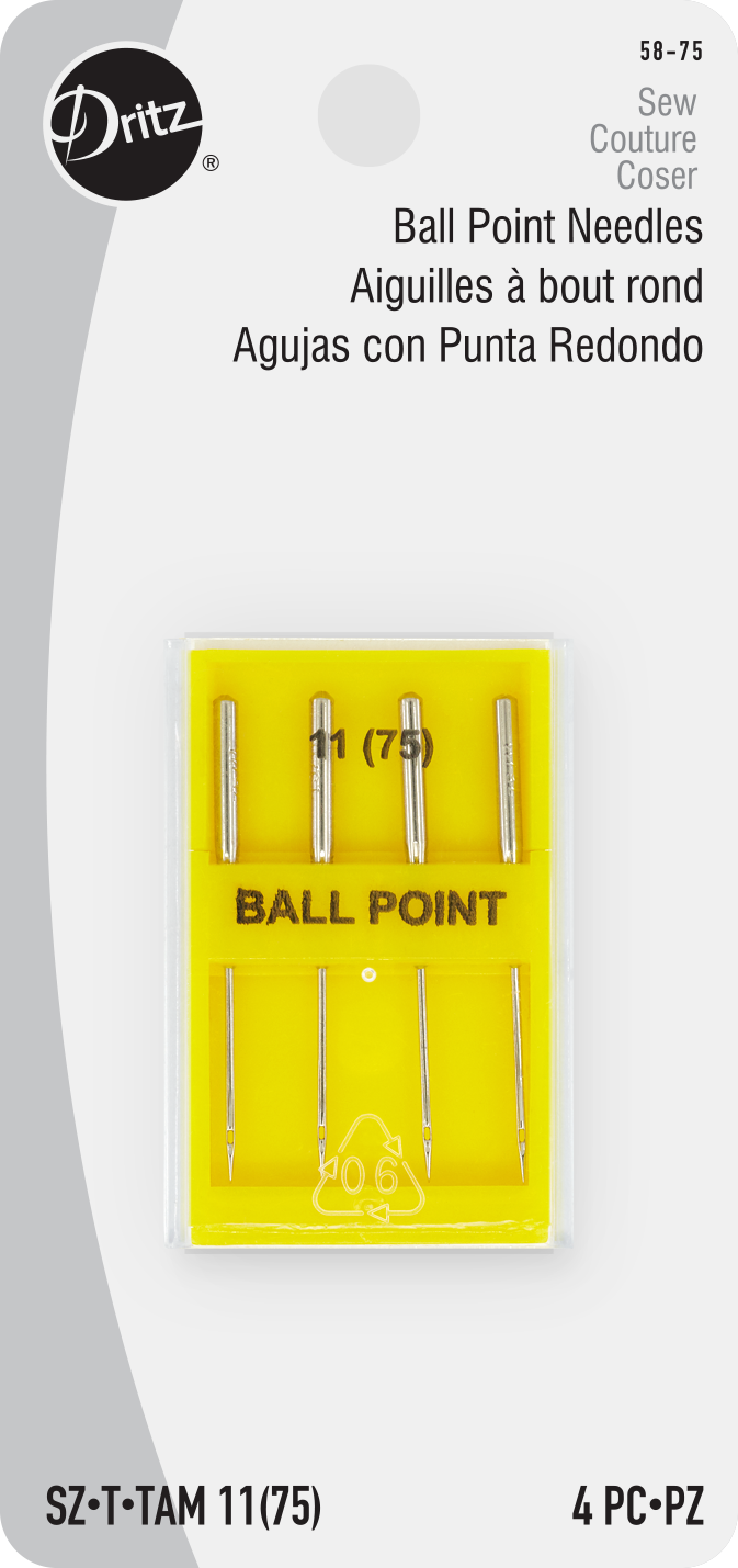 Dritz Ballpoint aiguilles machine jersey 4 pc
