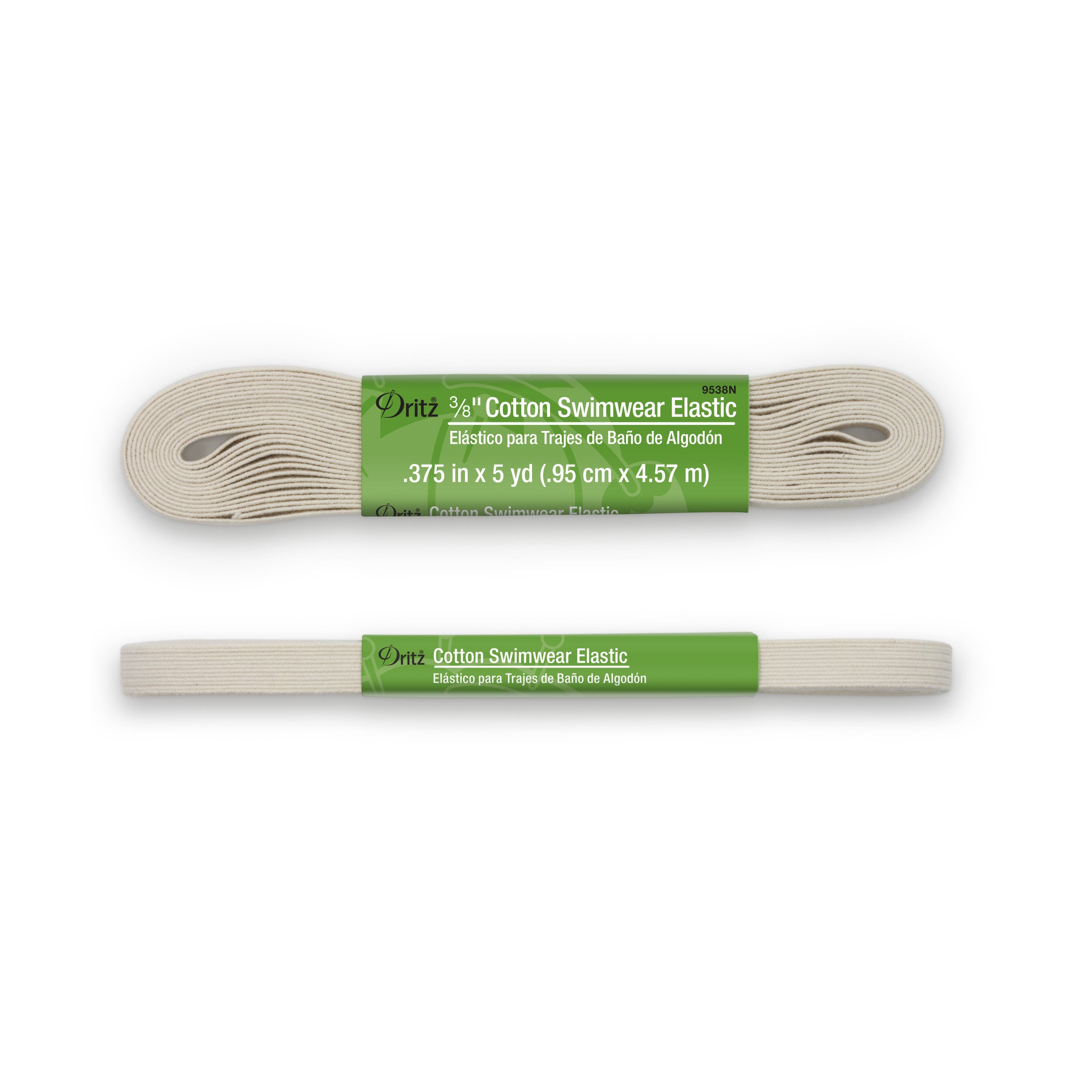Dritz Elastics Elastique coton maillot naturel 3/8" 2 yd