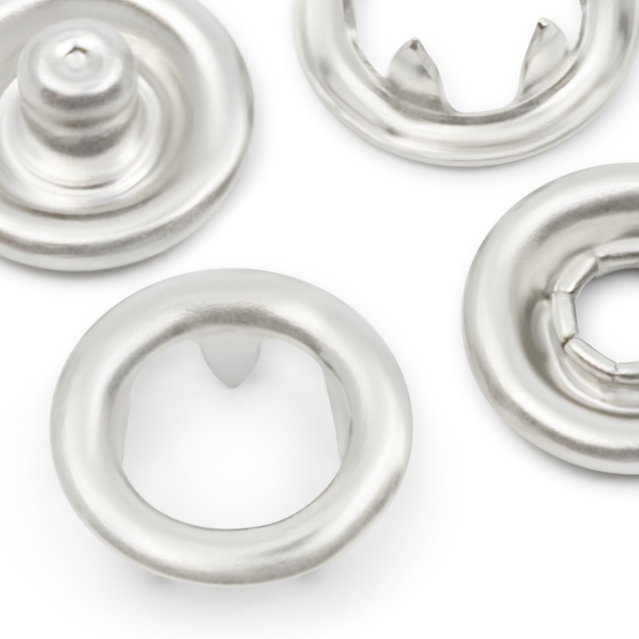 Dritz Boutons pression 3/8" blancs 7 paires métal à coudre