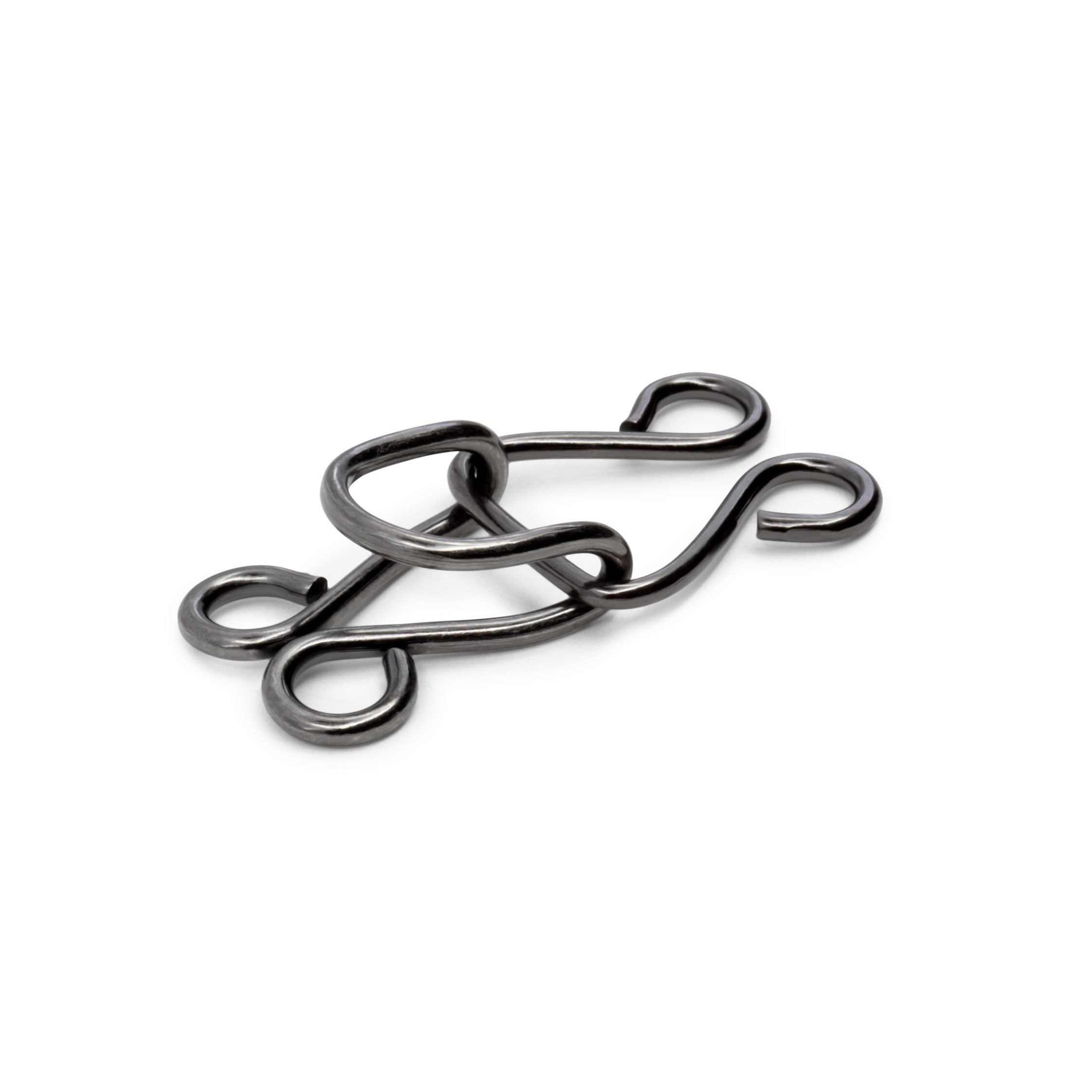 Dritz Agrafes Jupe Noires Extra-Larges Métal x3
