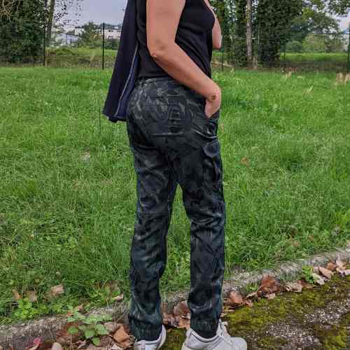 Kitac Kit Couture Facile Pantalon Cargo Telmon Femme Twill