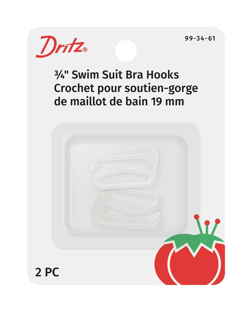 Dritz Fasteners Agrafes Soutien-Gorge Transparent 2 pcs