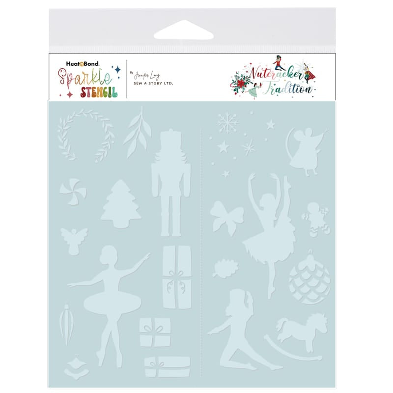 HeatnBond Jennifer Long Sew a Story pochoir Nutcracker Tradition 15 cm