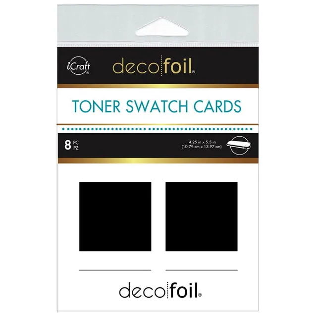 HeatnBond Deco Foil Toner feuilles nuancier Quads A2 8 pcs