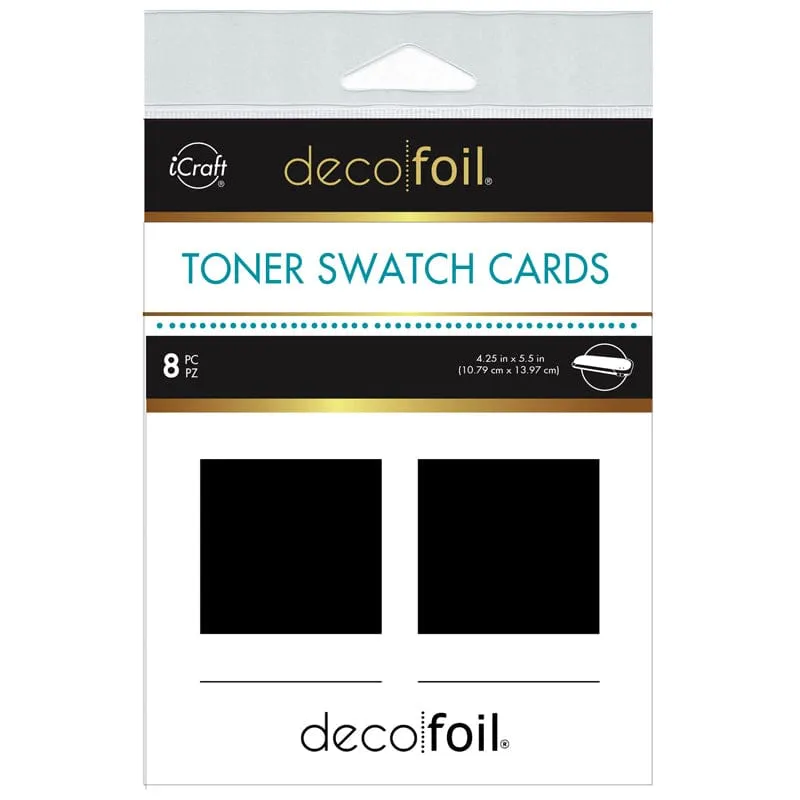 HeatnBond Deco Foil Toner feuilles nuancier Quads A2 8 pcs