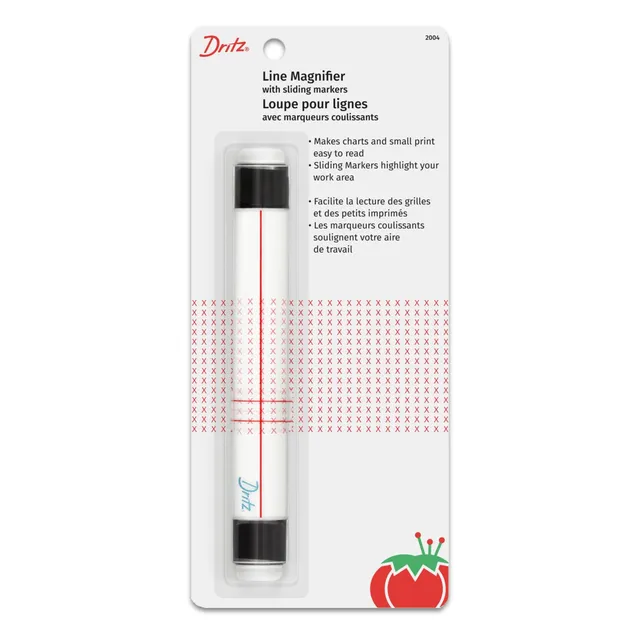 Dritz Loupe Ligne Curseurs Grille Broderie