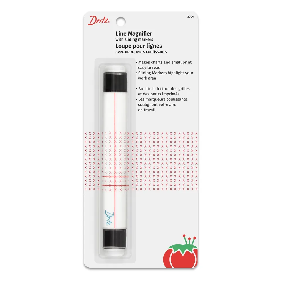 Dritz Loupe Ligne Curseurs Grille Broderie
