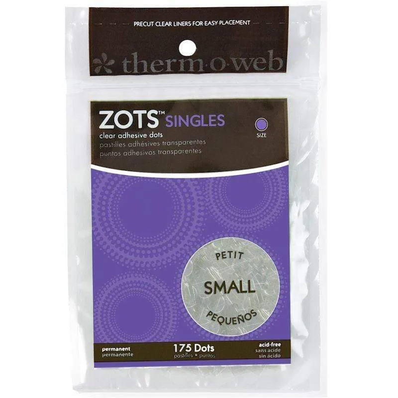 HeatnBond Zots pastille colle transparente petit lot 175