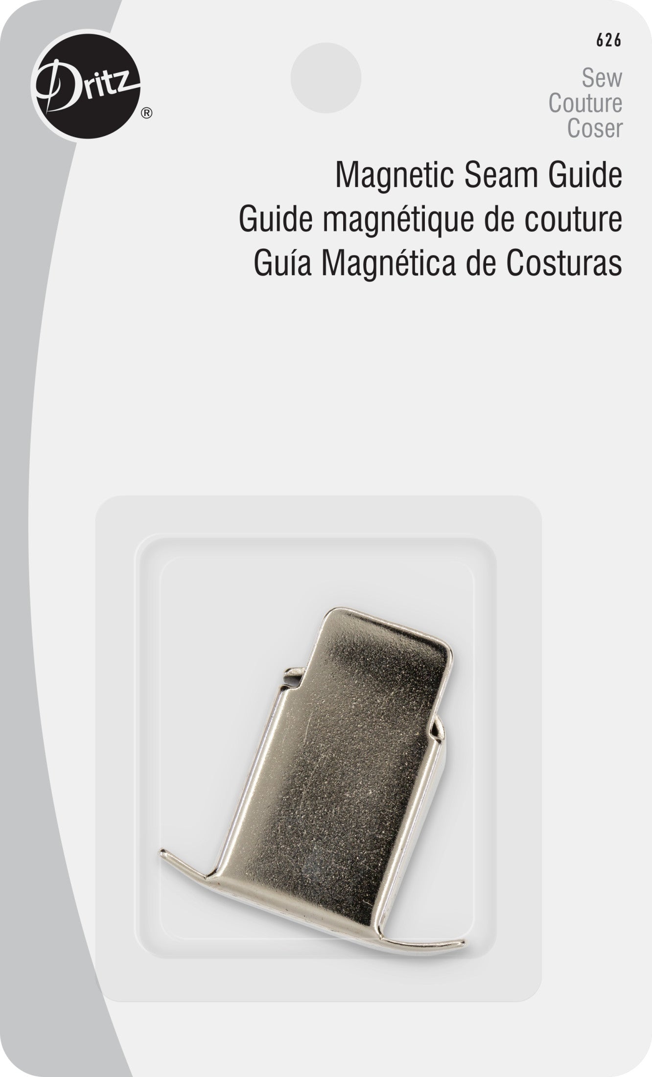 Dritz Marking & Measuring 626 guide couture aimanté nickel