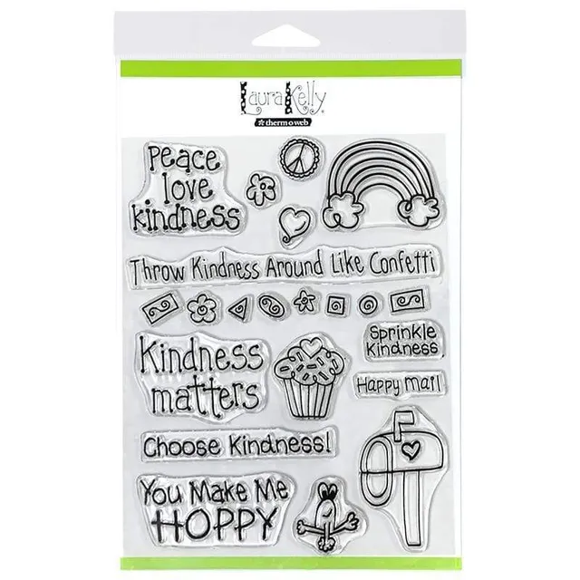 Laura Kelly Kindness On Purpose tampons clear 15x20 cm