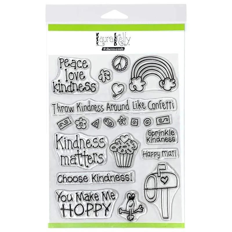 Laura Kelly Kindness On Purpose tampons clear 15x20 cm