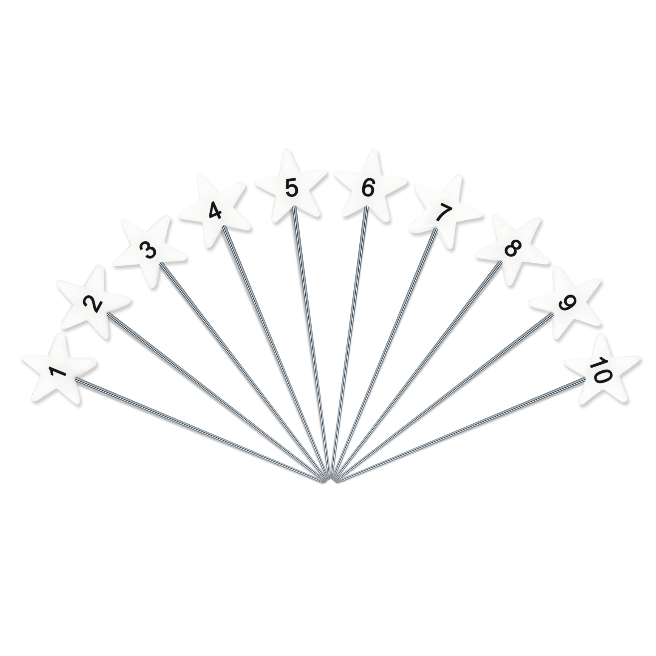 Dritz Quilting Épingles tête étoile 3019 blanches 115 pièces
