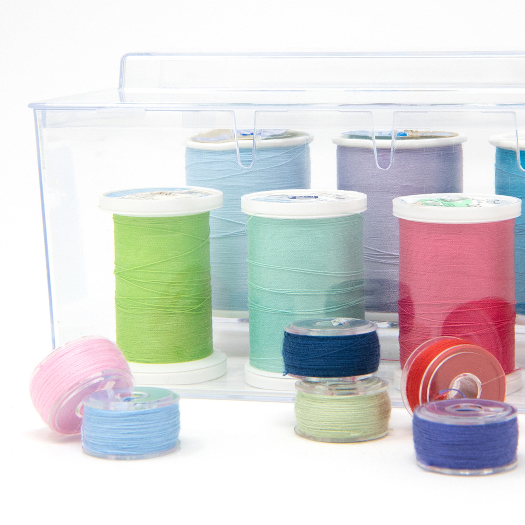 Dritz 788 boîte à fil transparente empilable