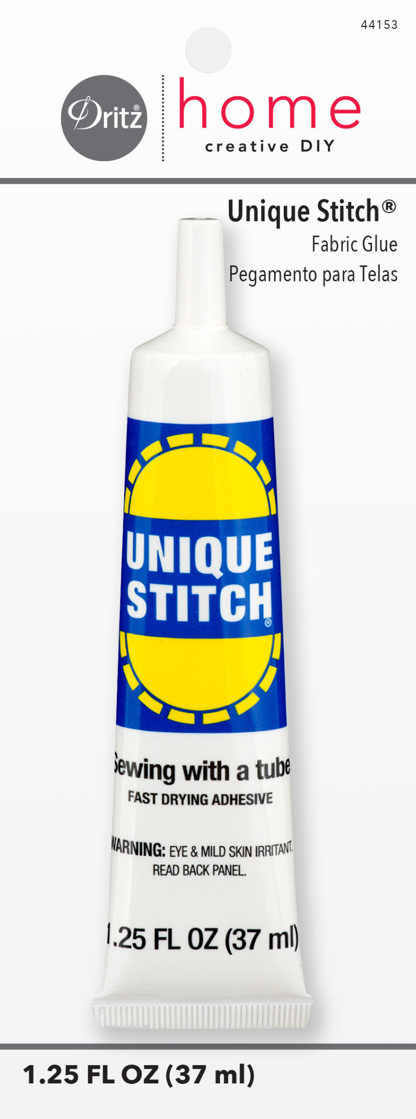 Dritz Unique Stitch colle tissu sans couture 37 ml permanente