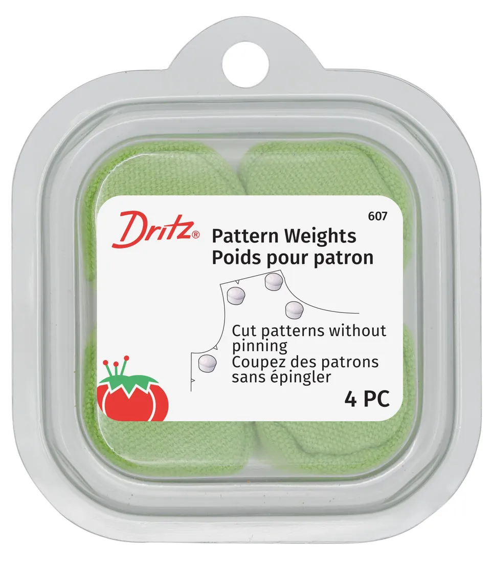 Dritz 607 Poids patron couture vert x4