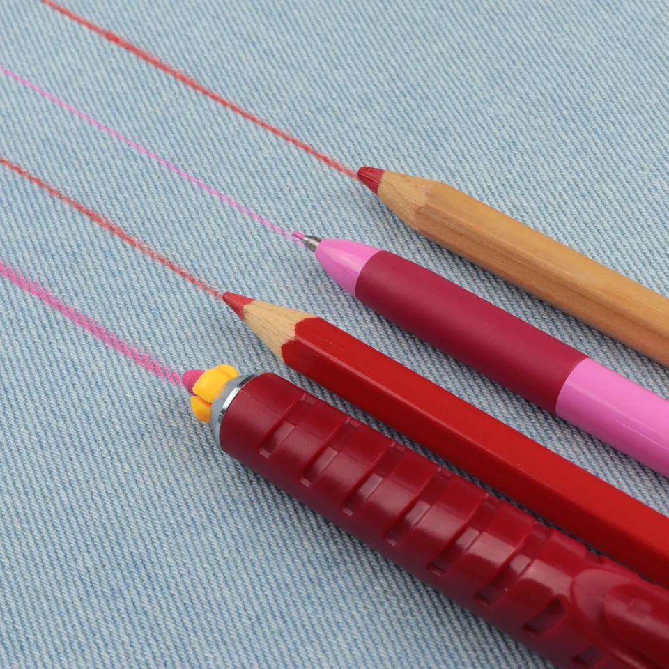 Bohin Marquage Crayon craie bicolore crayon Blanc/rouge effaçable