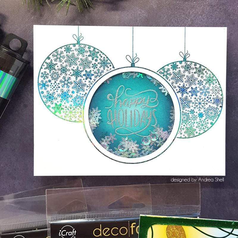 Unity Ornate Ornaments papier toner carte 8 feuilles foil