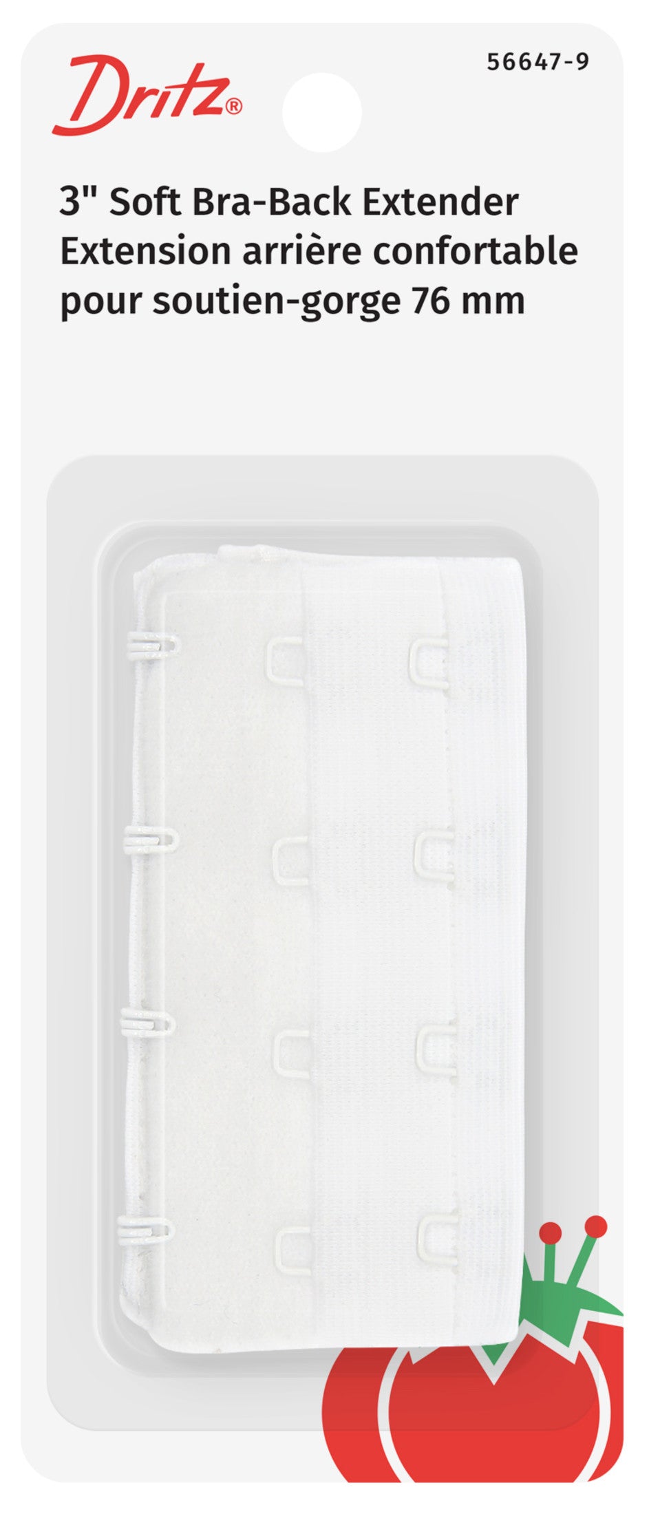 Dritz Rallonge Soutien-Gorge Douce Blanche 3"