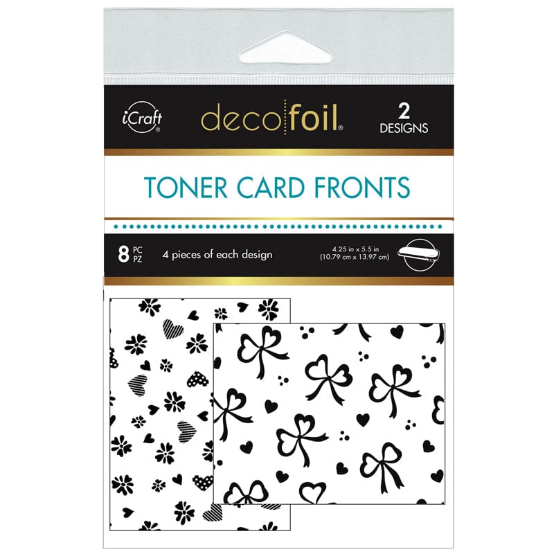 HeatnBond Deco Foil Heartstrings 8 feuilles toner A2