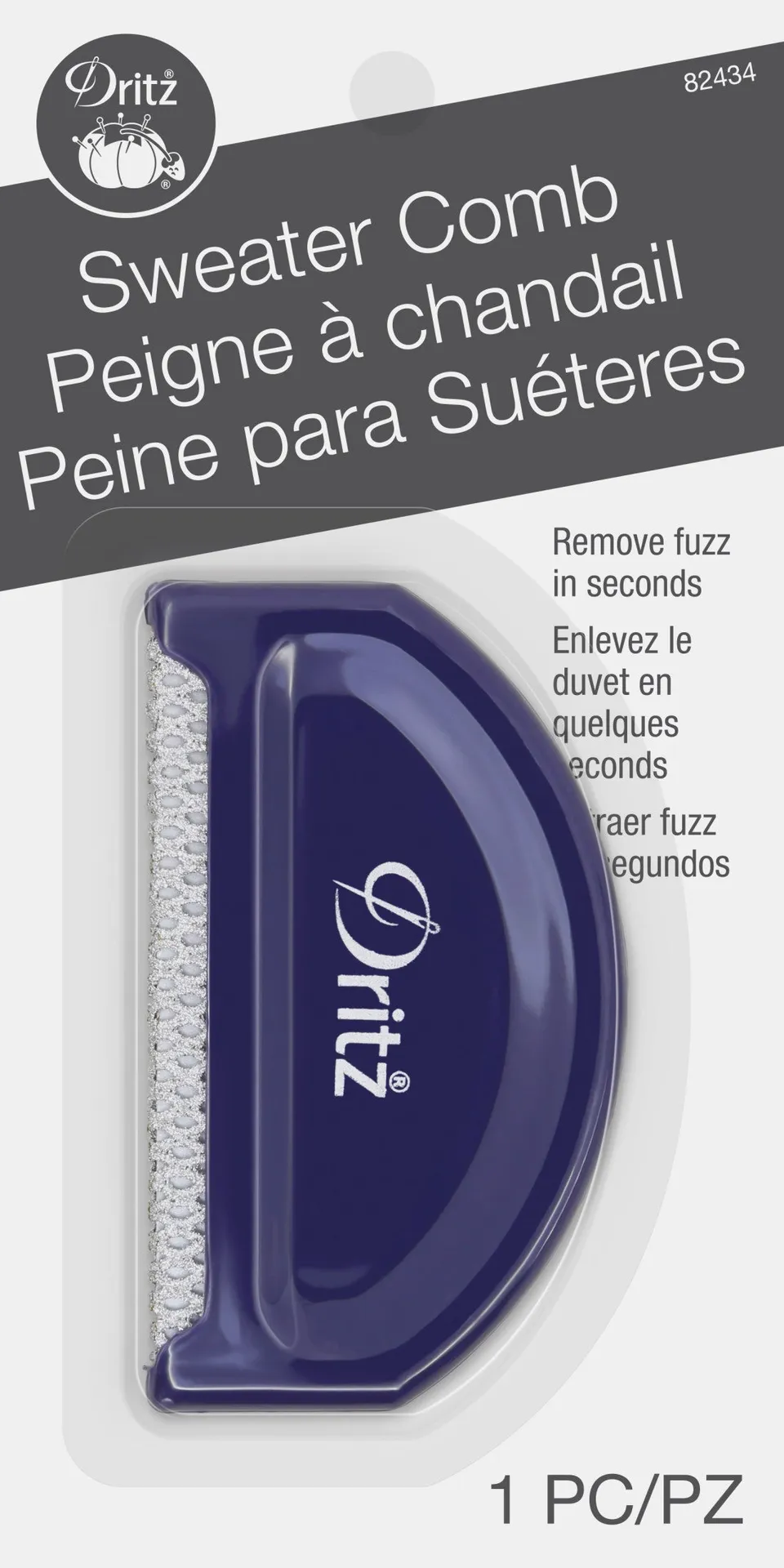 Dritz Knitting Peigne anti-bouloches pull laine