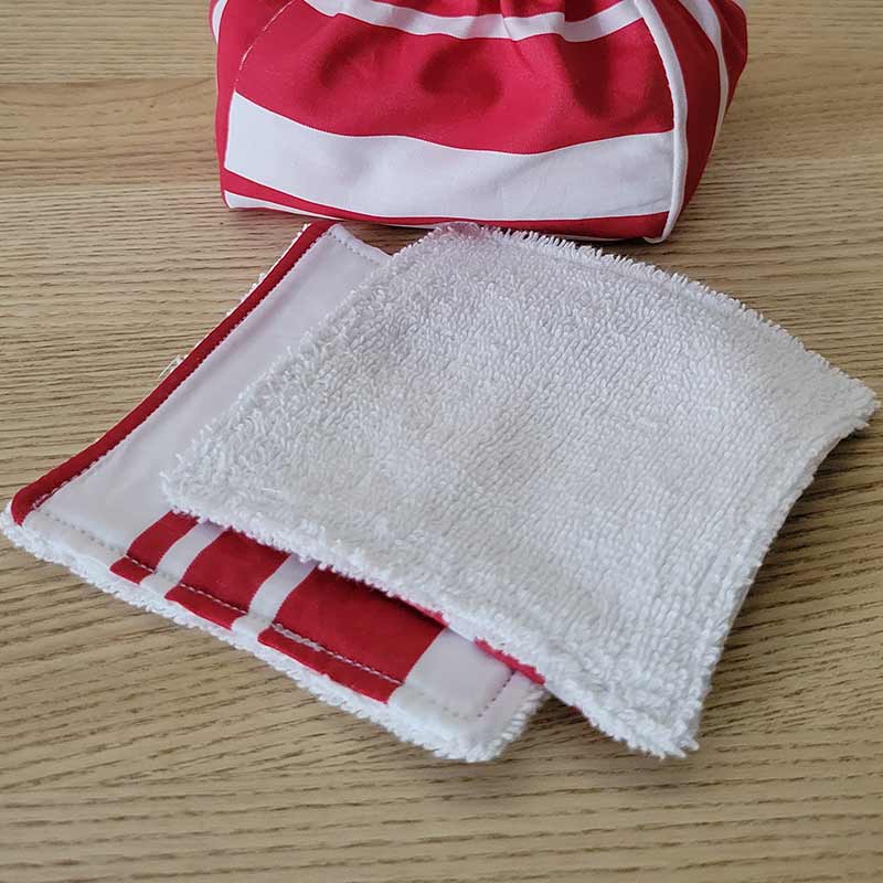 Kitac Kits couture faciles kit 7 lingettes lavables éponge