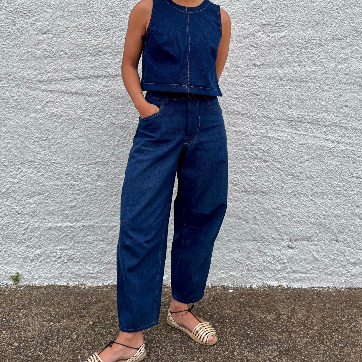 Bohin Salopette Anaïs patron couture 34-52 denim
