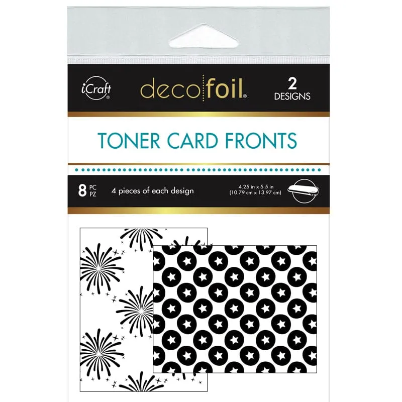 Deco Foil Toner Star Spangled carte A2 8 feuilles