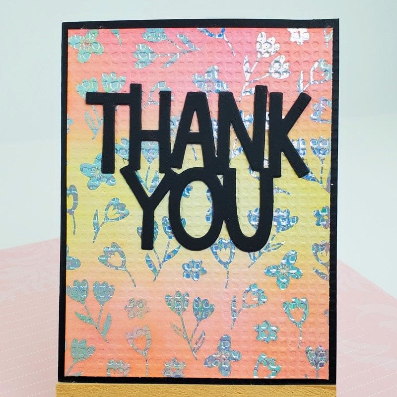 Deco Foil Toner Card Fronts Fresh Florals cartes A2 8 feuilles