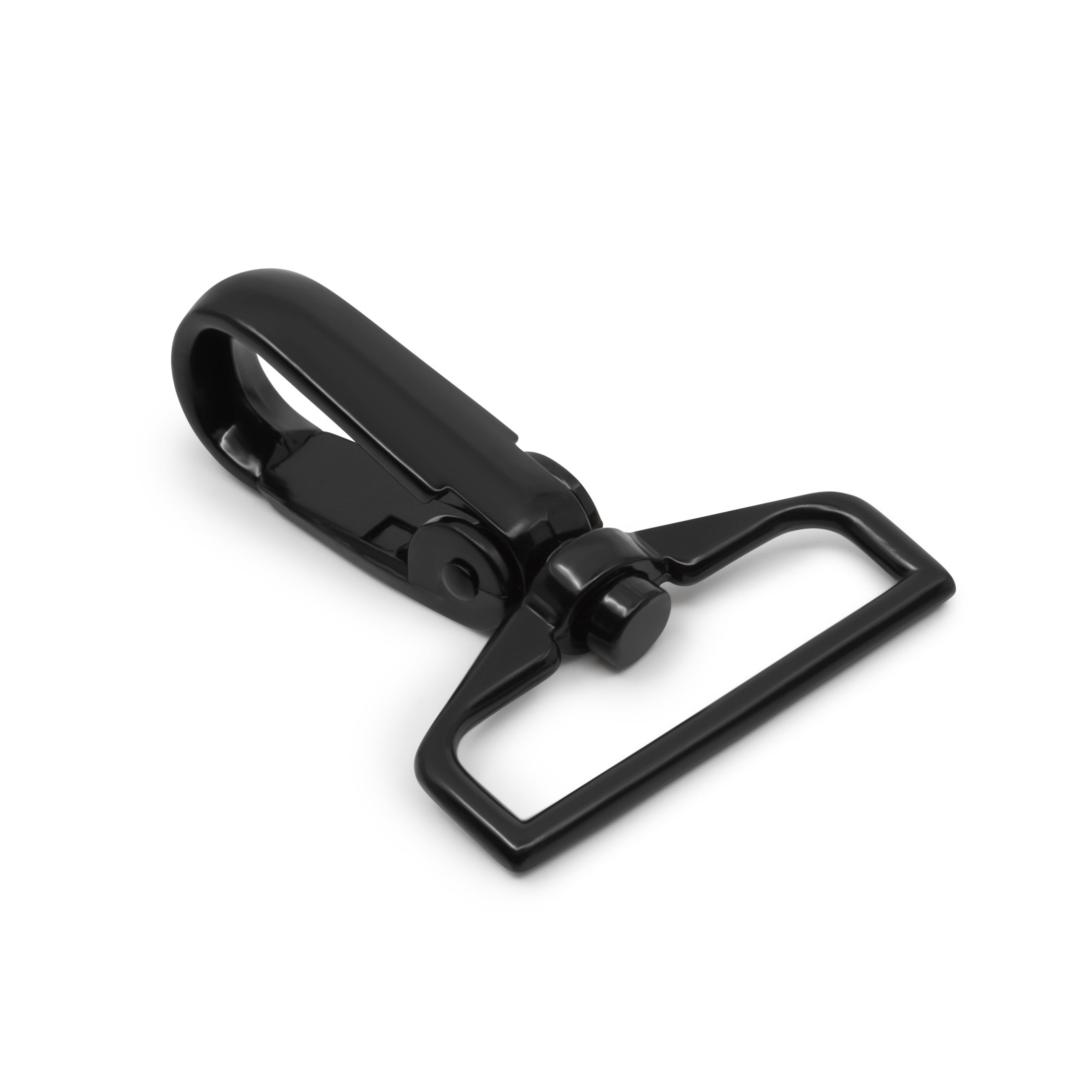 Dritz mousqueton pivotant sangle 38 mm noir